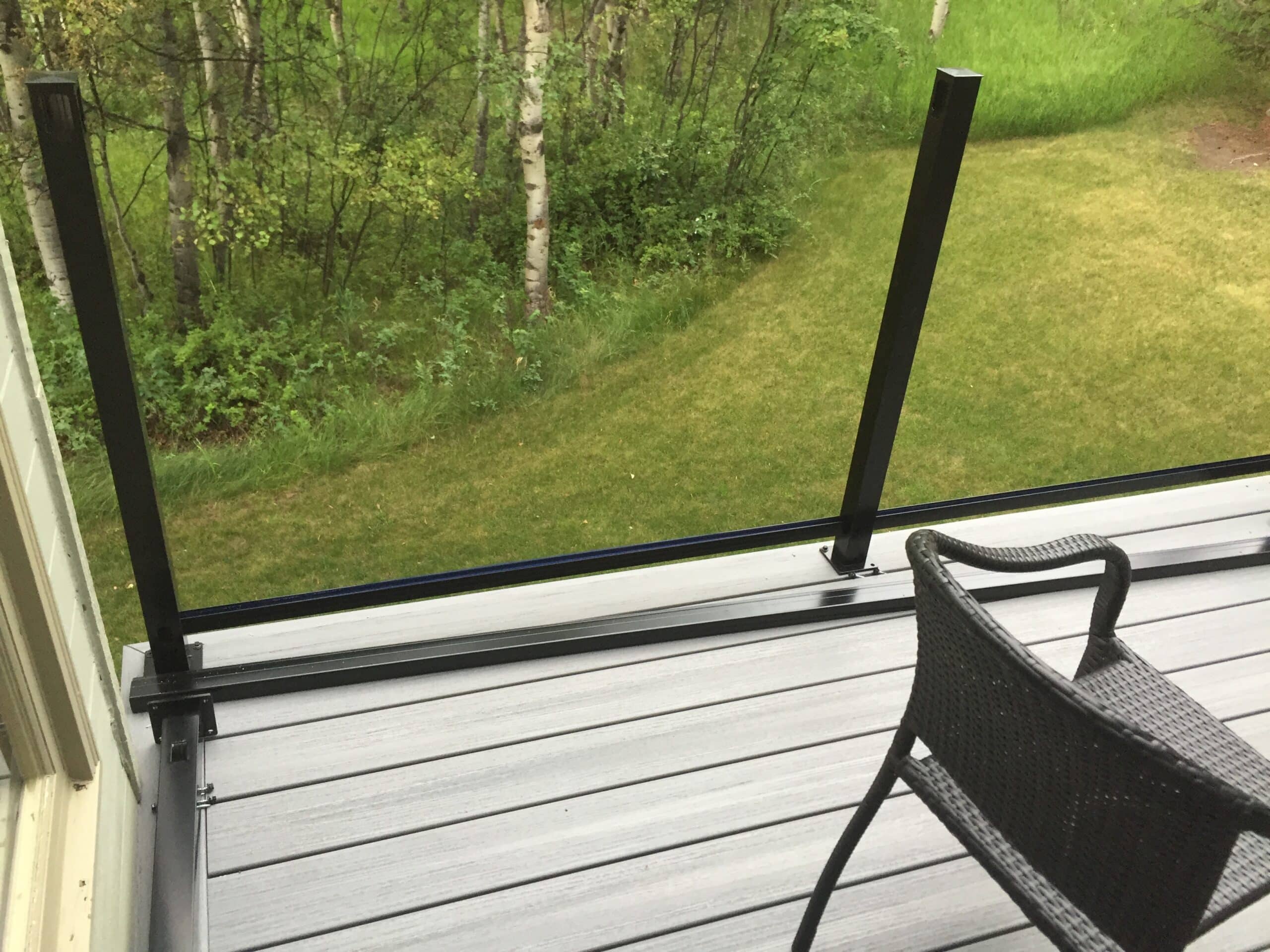 Deck Glass Fence